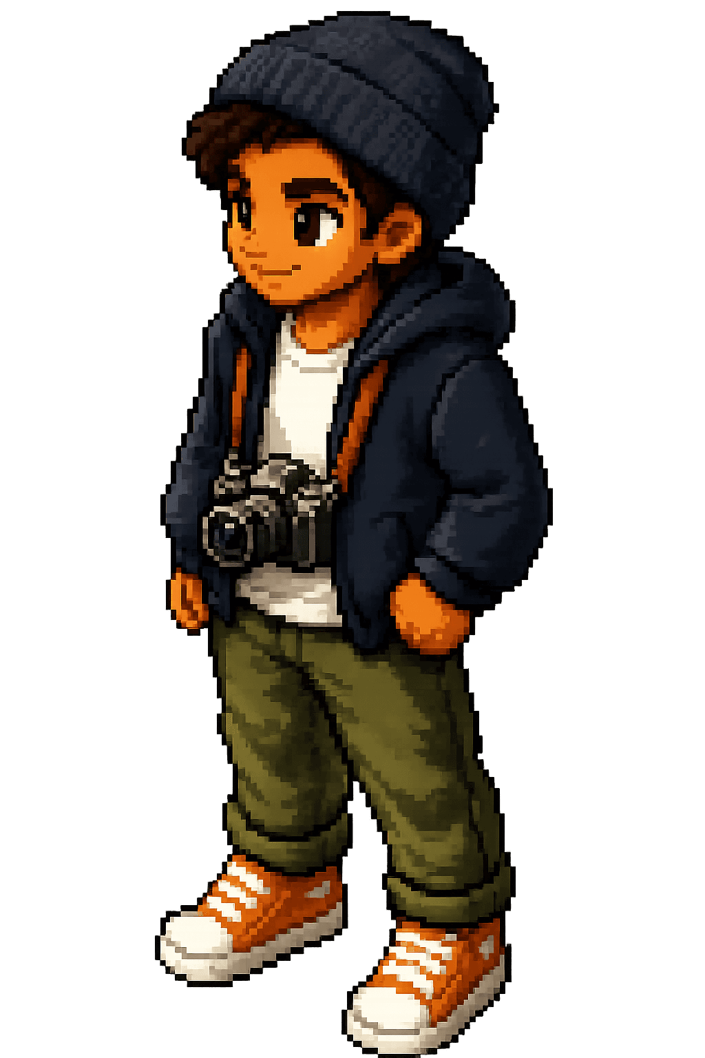 Hangout member — pixel art character